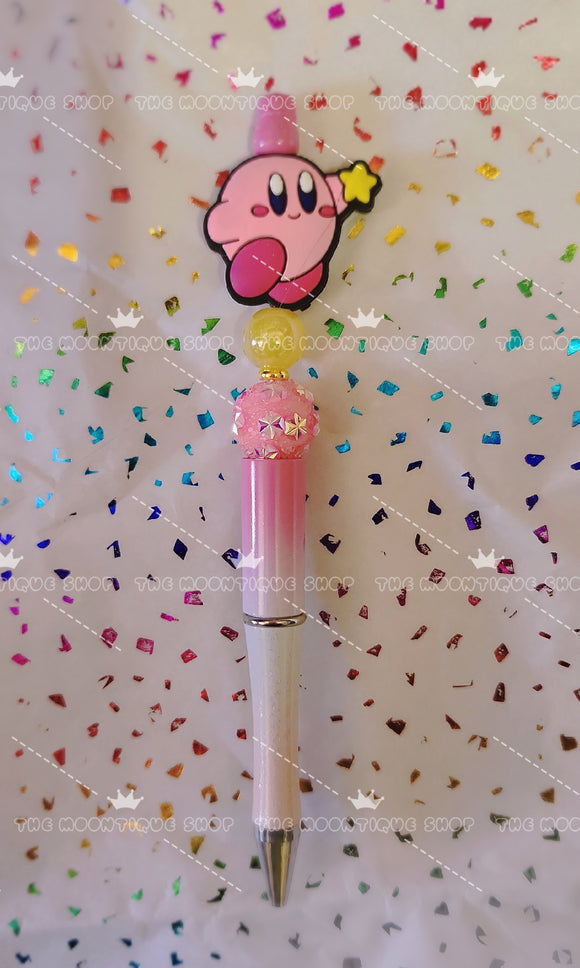 Kirby Beaded Pen