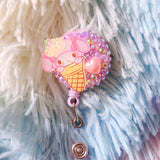 Bling badge reel
