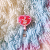 Bling badge reel
