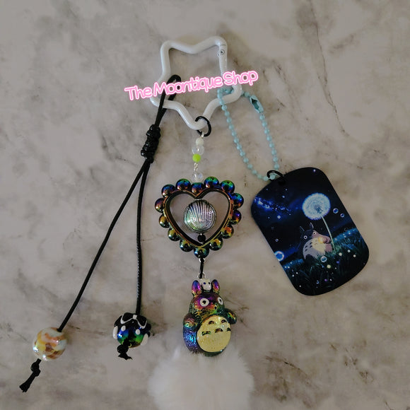 Totoro purse charm