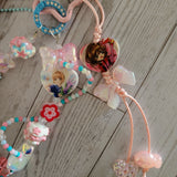 Sakura-inspired y2k theme purse charm/ keychain
