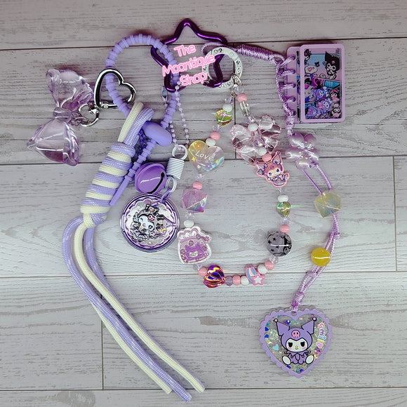 Kuromi Magical Girl Keychain
