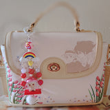 Mushroom Molly beaded Purse/Bag Keychain