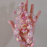 Ducky Labubu beaded purse keychain/Bag charm