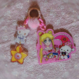 Anime Sailor moon magical girl sailor scouts sanrio keychain