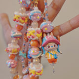 One piece Chopper labubu beaded purse/Bag charm keychain