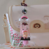 Sweet bee beaded Purse/Bag Keychain