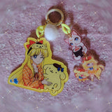 Anime Sailor moon magical girl sailor scouts sanrio keychain