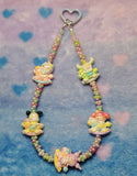 Kawaii Carousel beaded Purse/Bag Keychain