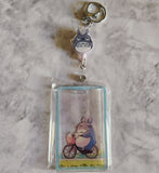 Whimsical Forest Friend Transparent ID Holder with Badge Reel