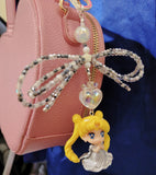 Moon Princess beaded Purse/Bag Keychain