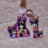 Anime Sailor moon magical girl sailor scouts sanrio keychain