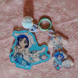 Anime Sailor moon magical girl sailor scouts sanrio keychain