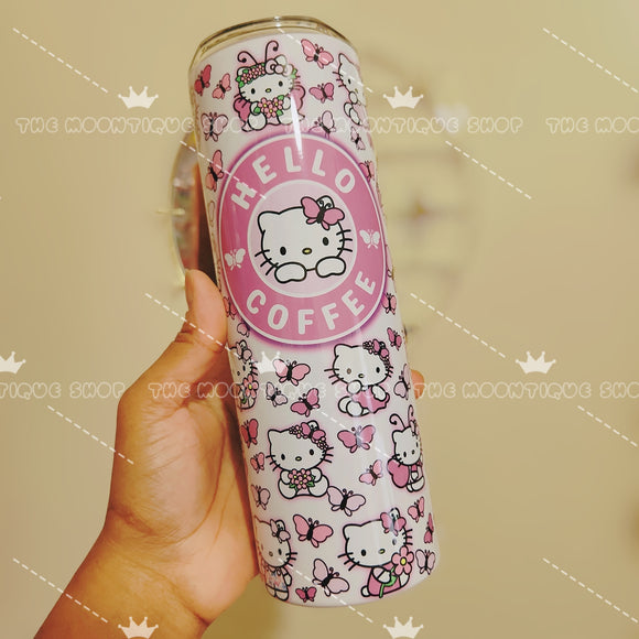 Lilac Butterflies 20 OZ Tumbler