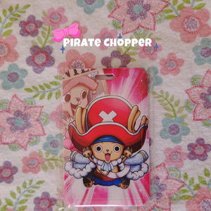 One Piece ID Card Holder with lanyard *Embossed*