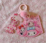Sailor Scouts X Sanrio Acrylic keychain