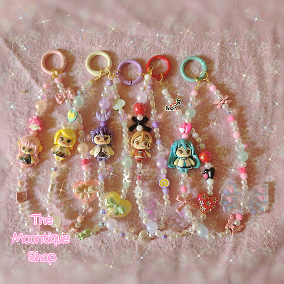 Pop star anime keychain/ purse chain/ phone chain