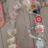 Sakura-inspired y2k theme purse charm/ keychain