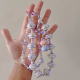Dango Labubu  Pop.bean beaded Purse/Bag Keychain