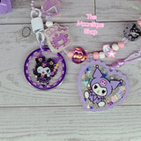 Kuromi Magical Girl Keychain
