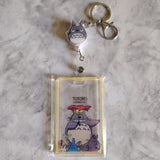 Whimsical Forest Friend Transparent ID Holder with Badge Reel