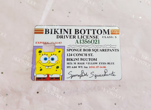 Sponge License Card Skin