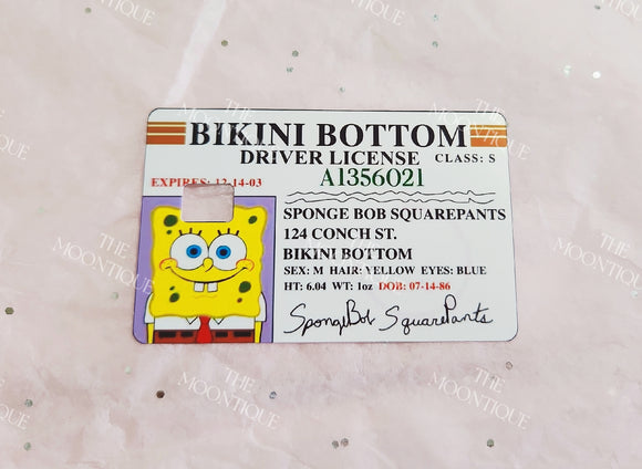 Sponge License Card Skin