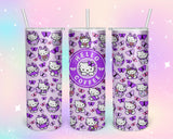 Lilac Butterflies 20 OZ Tumbler
