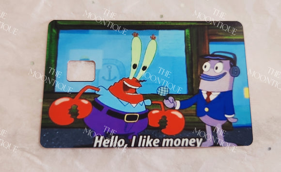 I Like Money Card Skin